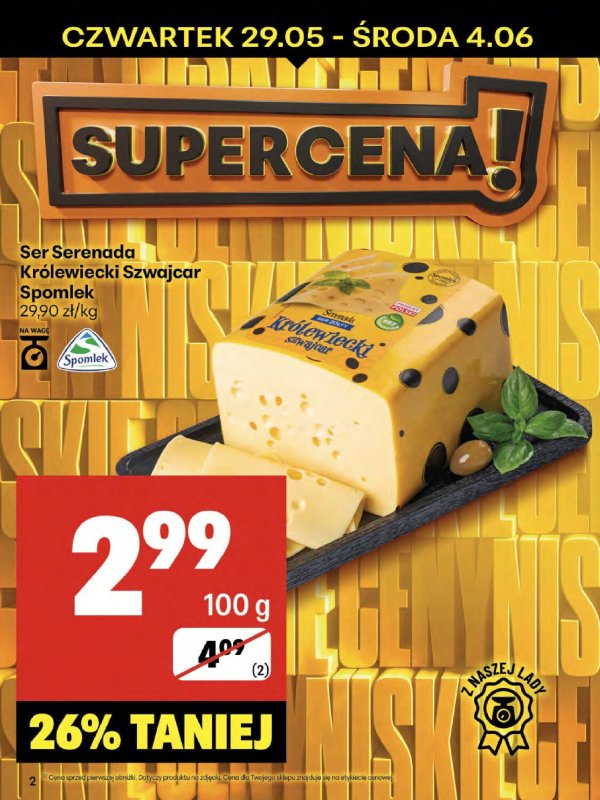 Delikatesy Centrum - gazetka promocyjna Gazetka  do środy 04.06 - strona 2