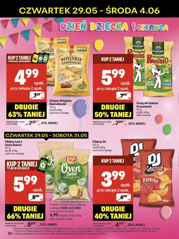 Delikatesy Centrum - gazetka promocyjna Gazetka  do środy 04.06 - strona 33