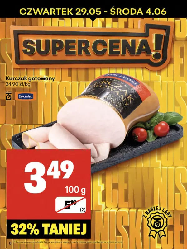 Delikatesy Centrum - gazetka promocyjna Gazetka  do środy 04.06 - strona 8
