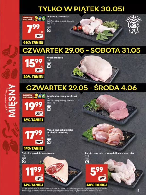 Delikatesy Centrum - gazetka promocyjna Gazetka  do środy 04.06 - strona 18