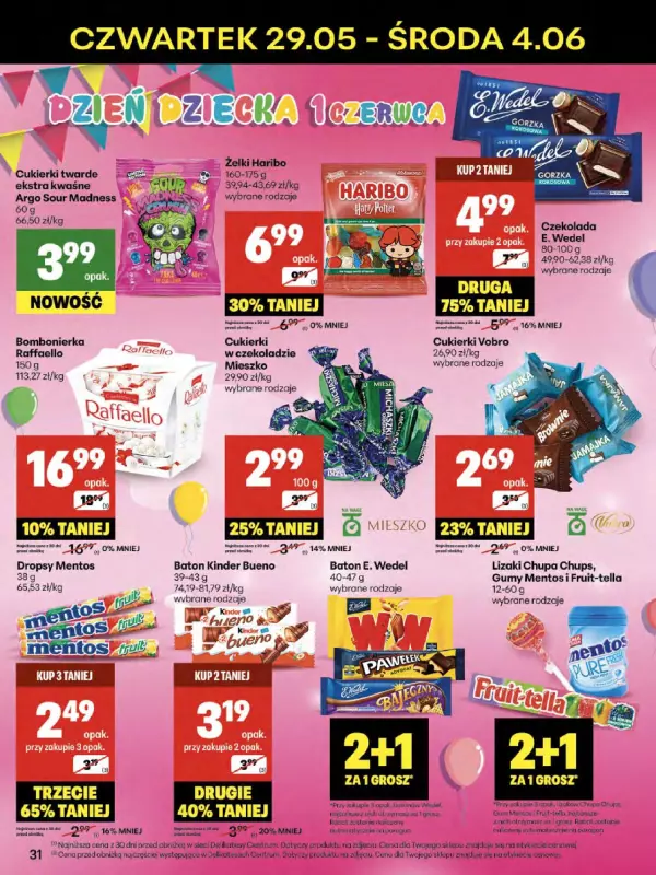 Delikatesy Centrum - gazetka promocyjna Gazetka  do środy 04.06 - strona 31