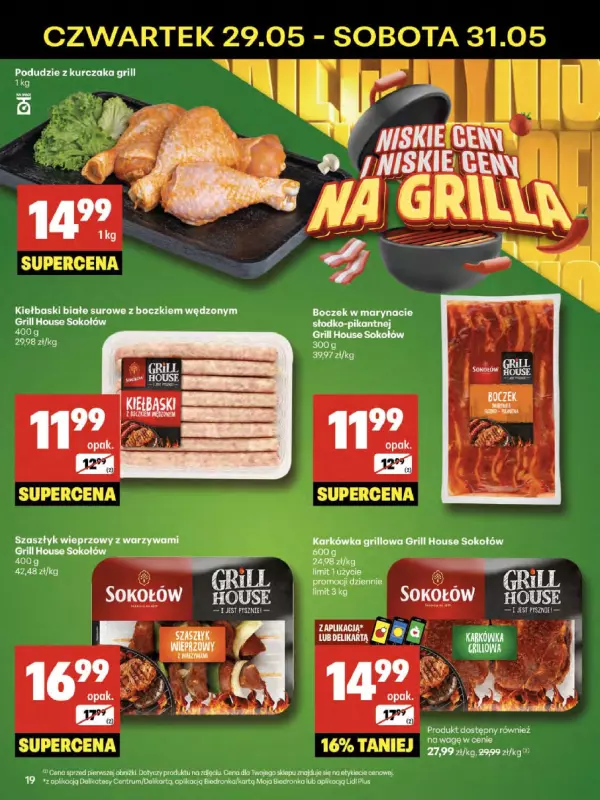Delikatesy Centrum - gazetka promocyjna Gazetka  do środy 04.06 - strona 19
