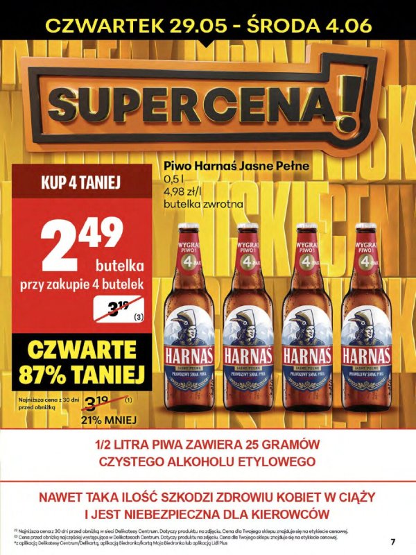 Delikatesy Centrum - gazetka promocyjna Gazetka  do środy 04.06 - strona 7