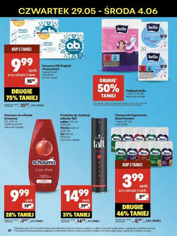Delikatesy Centrum - gazetka promocyjna Gazetka  do środy 04.06 - strona 41