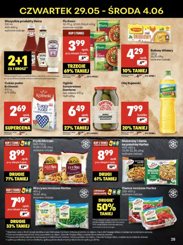 Delikatesy Centrum - gazetka promocyjna Gazetka  do środy 04.06 - strona 28