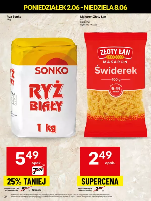 Delikatesy Centrum - gazetka promocyjna Gazetka  do niedzieli 08.06 - strona 24