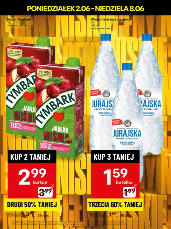 Delikatesy Centrum - gazetka promocyjna Gazetka  do niedzieli 08.06 - strona 33