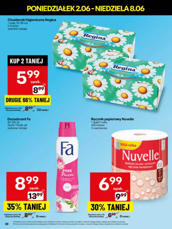 Delikatesy Centrum - gazetka promocyjna Gazetka  do niedzieli 08.06 - strona 36
