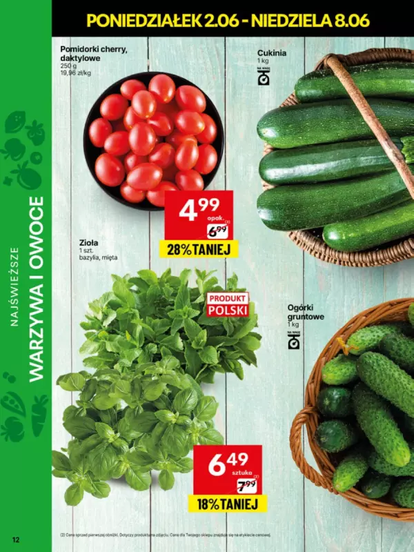 Delikatesy Centrum - gazetka promocyjna Gazetka  do niedzieli 08.06 - strona 12