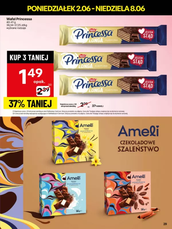 Delikatesy Centrum - gazetka promocyjna Gazetka  do niedzieli 08.06 - strona 29