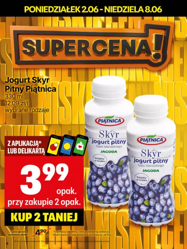 Delikatesy Centrum - gazetka promocyjna Gazetka  do niedzieli 08.06 - strona 6
