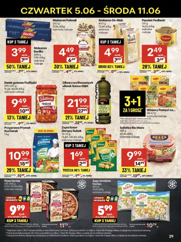 Delikatesy Centrum - gazetka promocyjna Gazetka  do środy 11.06 - strona 29