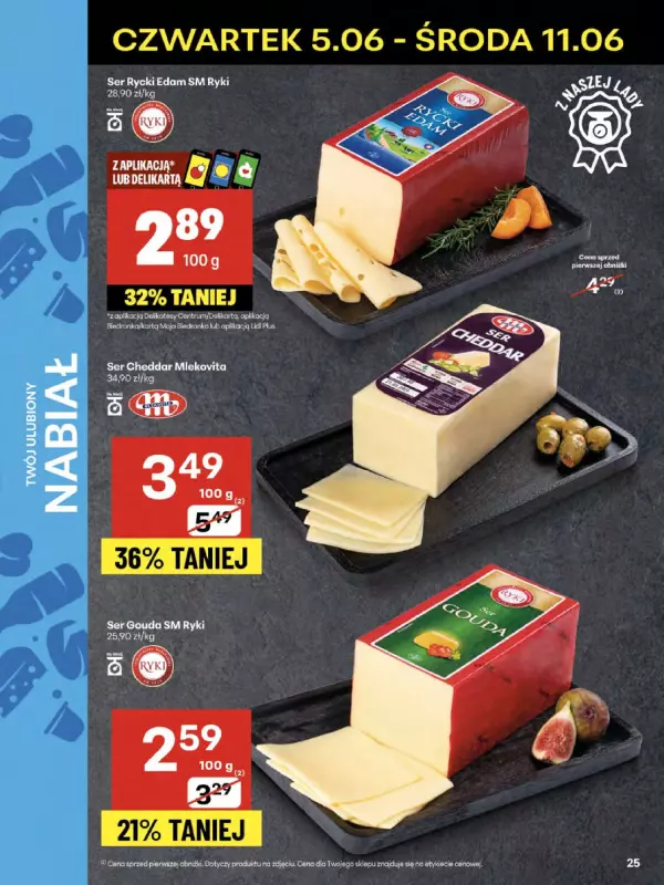 Delikatesy Centrum - gazetka promocyjna Gazetka  do środy 11.06 - strona 25