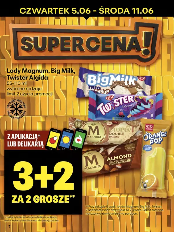 Delikatesy Centrum - gazetka promocyjna Gazetka  do środy 11.06 - strona 7