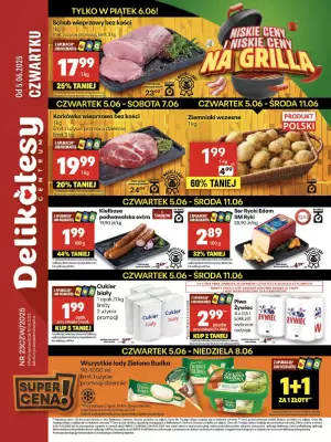 Delikatesy Centrum - gazetka promocyjna Gazetka  do środy 11.06