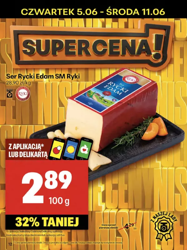 Delikatesy Centrum - gazetka promocyjna Gazetka  do środy 11.06 - strona 12