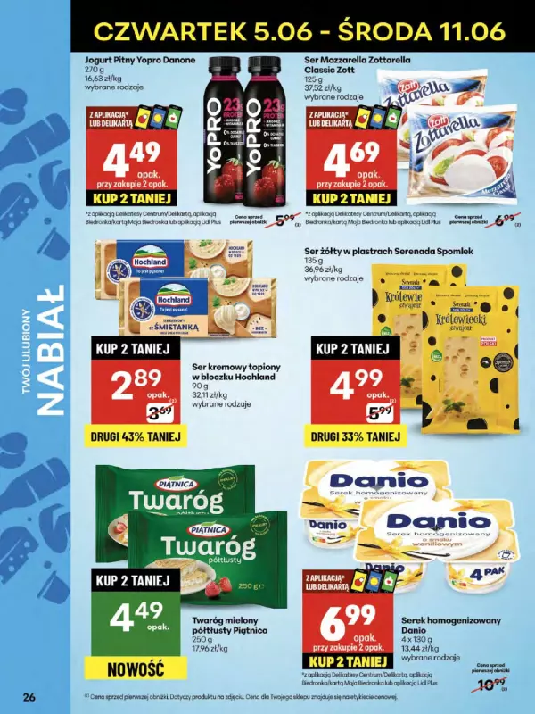 Delikatesy Centrum - gazetka promocyjna Gazetka  do środy 11.06 - strona 26