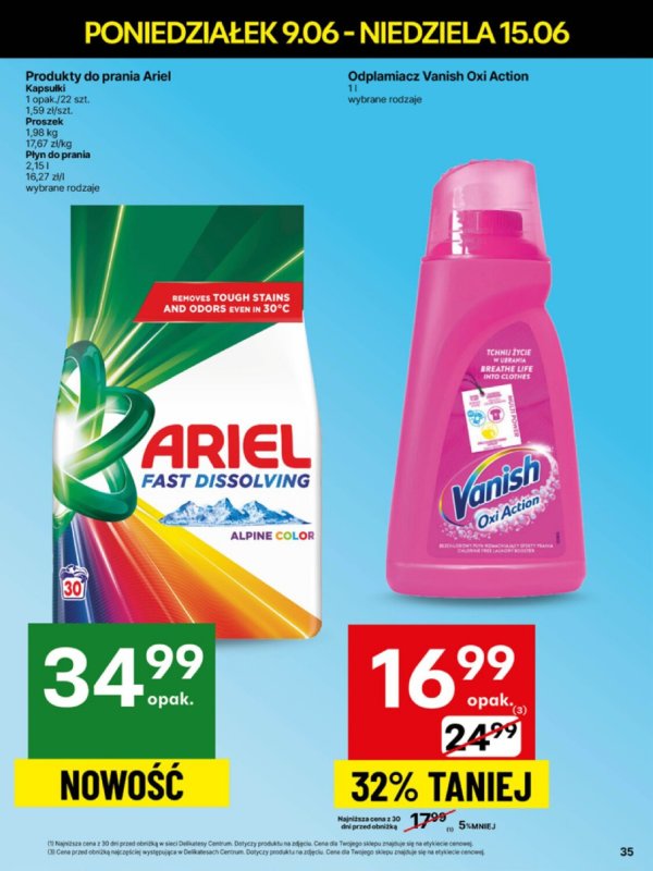 Delikatesy Centrum - gazetka promocyjna Gazetka  do niedzieli 15.06 - strona 35