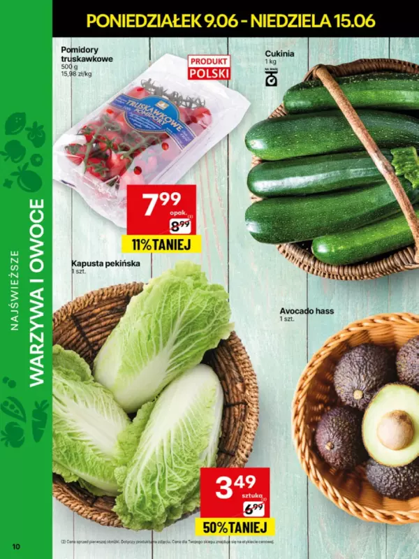 Delikatesy Centrum - gazetka promocyjna Gazetka od poniedziałku 09.06 do niedzieli 15.06 - strona 10