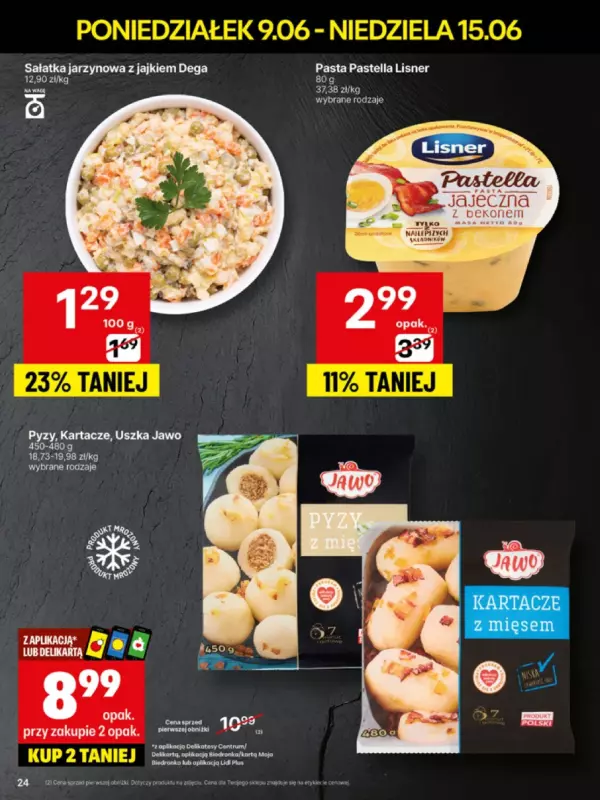Delikatesy Centrum - gazetka promocyjna Gazetka od poniedziałku 09.06 do niedzieli 15.06 - strona 24