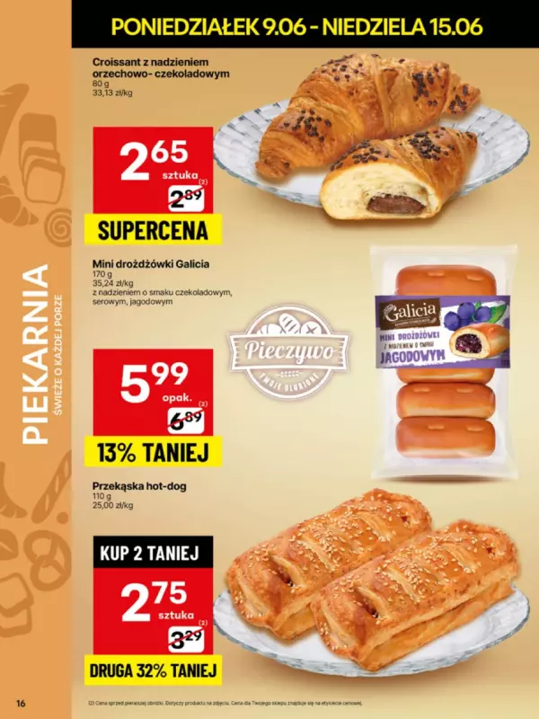 Delikatesy Centrum - gazetka promocyjna Gazetka od poniedziałku 09.06 do niedzieli 15.06 - strona 16