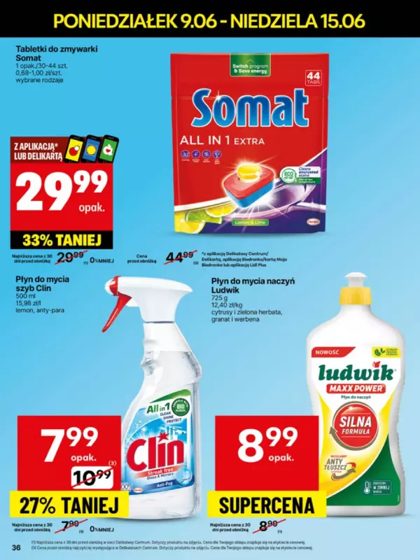 Delikatesy Centrum - gazetka promocyjna Gazetka  do niedzieli 15.06 - strona 36