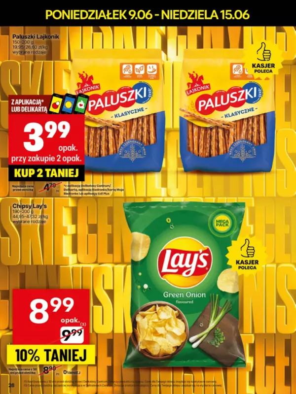 Delikatesy Centrum - gazetka promocyjna Gazetka od poniedziałku 09.06 do niedzieli 15.06 - strona 26