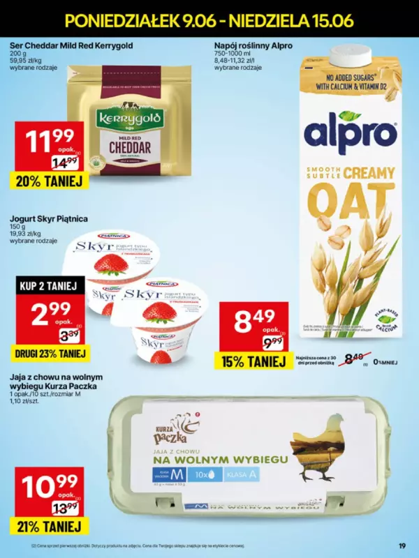 Delikatesy Centrum - gazetka promocyjna Gazetka  do niedzieli 15.06 - strona 19