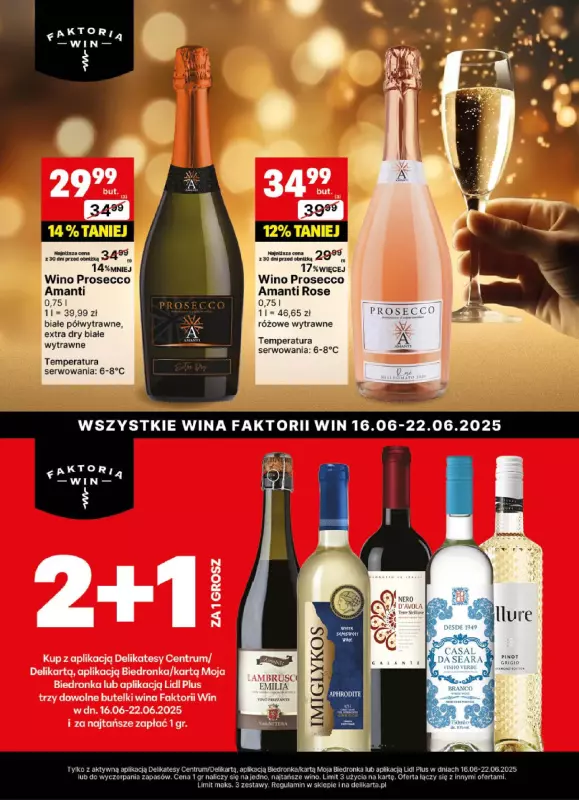 Delikatesy Centrum - gazetka promocyjna Gazetka alkoholowa  do niedzieli 22.06 - strona 2