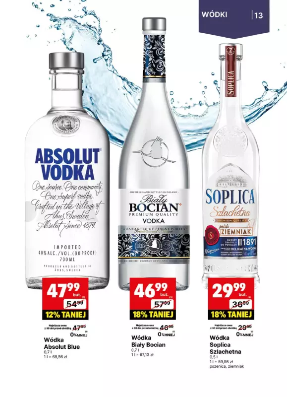 Delikatesy Centrum - gazetka promocyjna Gazetka alkoholowa od poniedziałku 09.06 do niedzieli 22.06 - strona 13