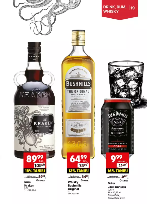 Delikatesy Centrum - gazetka promocyjna Gazetka alkoholowa od poniedziałku 09.06 do niedzieli 22.06 - strona 19