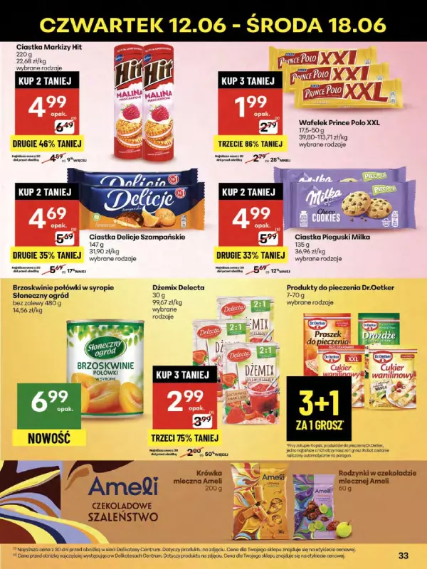 Delikatesy Centrum - gazetka promocyjna Gazetka od czwartku 12.06 do środy 18.06 - strona 33