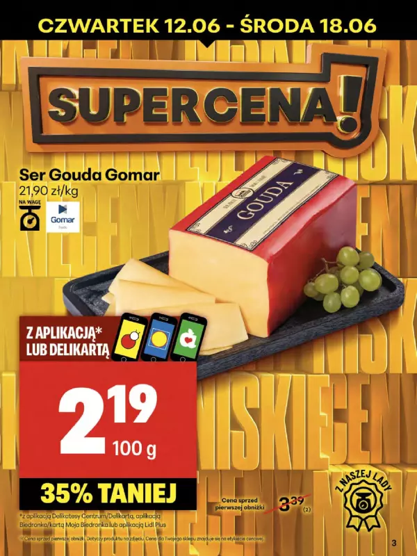 Delikatesy Centrum - gazetka promocyjna Gazetka od czwartku 12.06 do środy 18.06 - strona 3