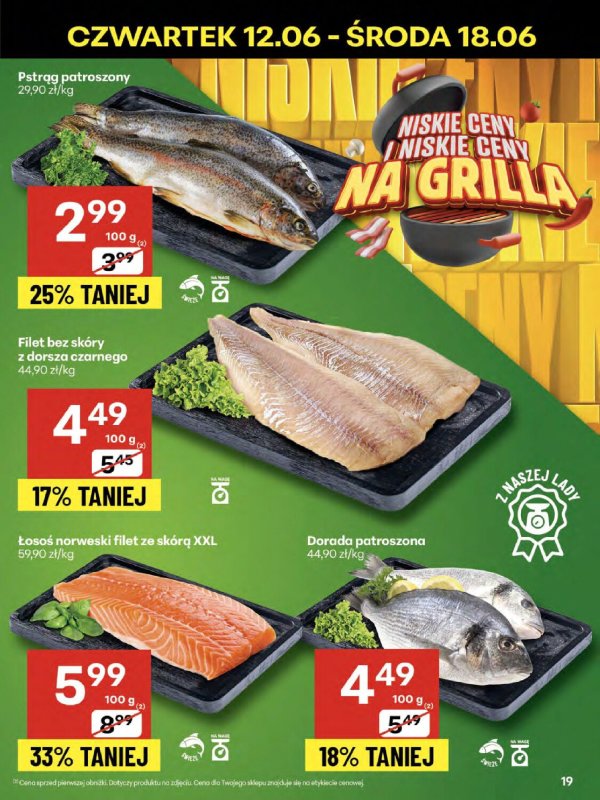 Delikatesy Centrum - gazetka promocyjna Gazetka od czwartku 12.06 do środy 18.06 - strona 19