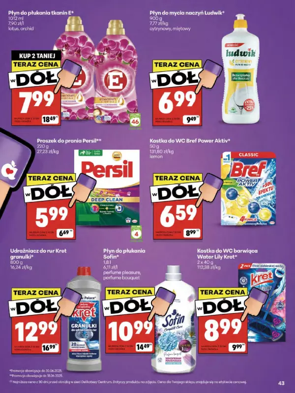 Delikatesy Centrum - gazetka promocyjna Gazetka od czwartku 12.06 do środy 18.06 - strona 43