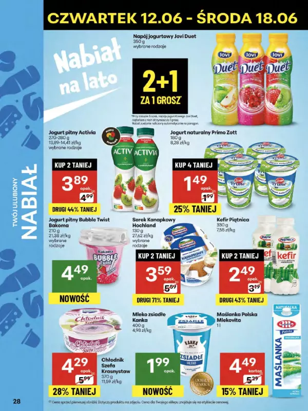 Delikatesy Centrum - gazetka promocyjna Gazetka od czwartku 12.06 do środy 18.06 - strona 28