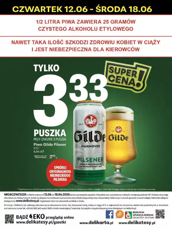 Delikatesy Centrum - gazetka promocyjna Gazetka od czwartku 12.06 do środy 18.06 - strona 46