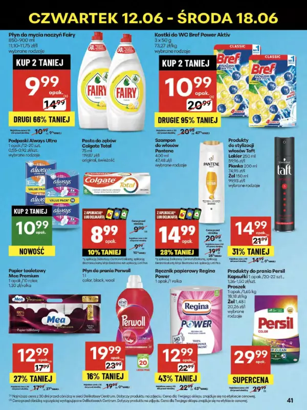 Delikatesy Centrum - gazetka promocyjna Gazetka od czwartku 12.06 do środy 18.06 - strona 41