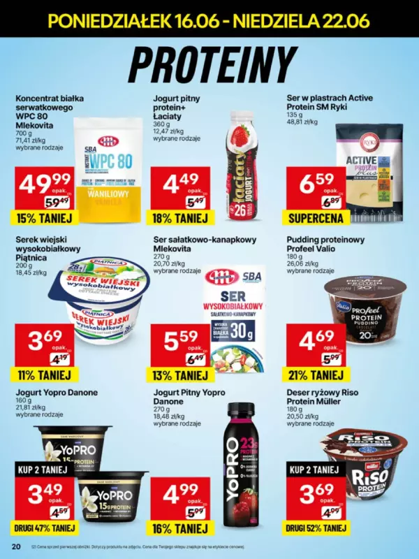 Delikatesy Centrum - gazetka promocyjna Gazetka od poniedziałku 16.06 do niedzieli 22.06 - strona 20