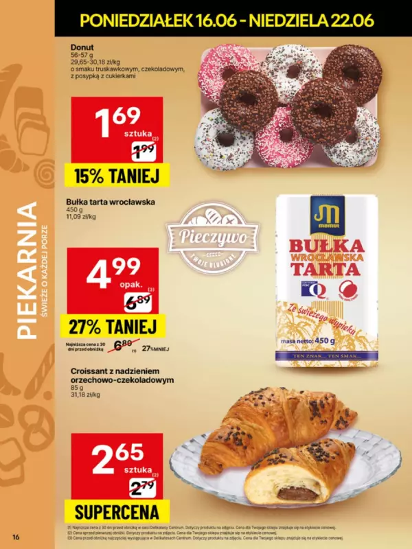 Delikatesy Centrum - gazetka promocyjna Gazetka od poniedziałku 16.06 do niedzieli 22.06 - strona 16