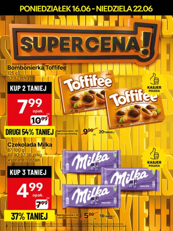 Delikatesy Centrum - gazetka promocyjna Gazetka od poniedziałku 16.06 do niedzieli 22.06 - strona 2