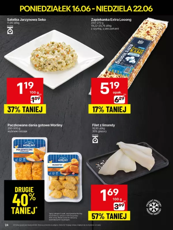 Delikatesy Centrum - gazetka promocyjna Gazetka od poniedziałku 16.06 do niedzieli 22.06 - strona 24