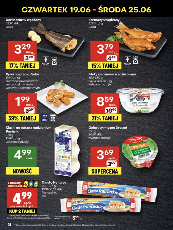 Delikatesy Centrum - gazetka promocyjna Gazetka od czwartku 19.06 do środy 25.06 - strona 31