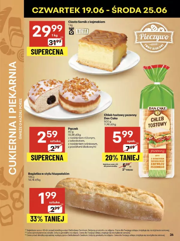 Delikatesy Centrum - gazetka promocyjna Gazetka od czwartku 19.06 do środy 25.06 - strona 26