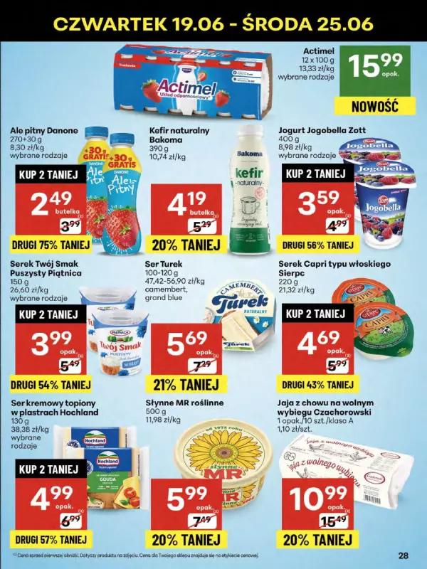 Delikatesy Centrum - gazetka promocyjna Gazetka od czwartku 19.06 do środy 25.06 - strona 28