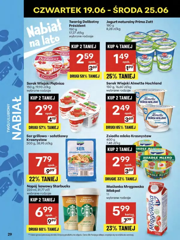 Delikatesy Centrum - gazetka promocyjna Gazetka od czwartku 19.06 do środy 25.06 - strona 29