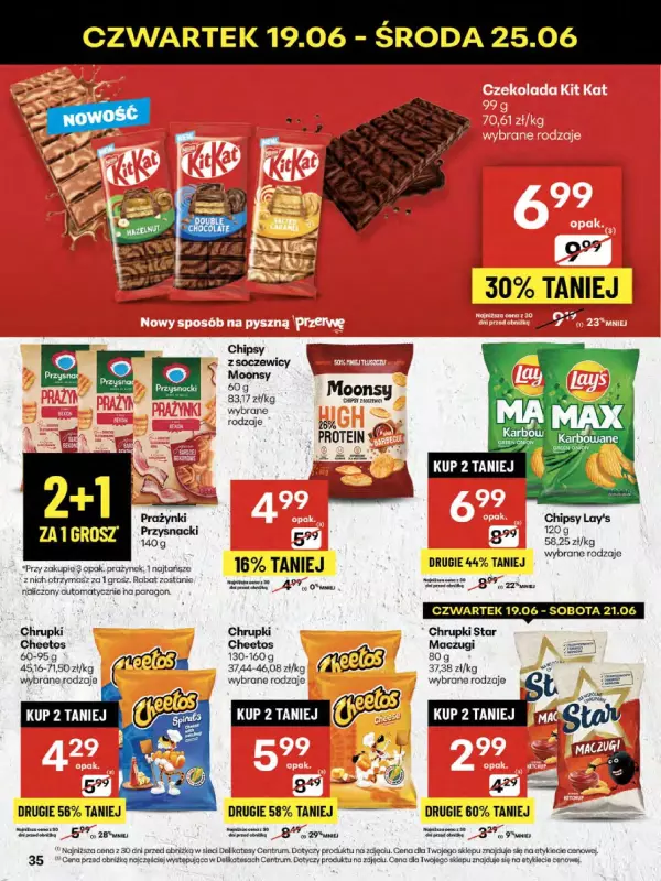 Delikatesy Centrum - gazetka promocyjna Gazetka od czwartku 19.06 do środy 25.06 - strona 35