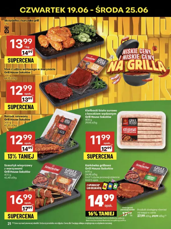 Delikatesy Centrum - gazetka promocyjna Gazetka od czwartku 19.06 do środy 25.06 - strona 21