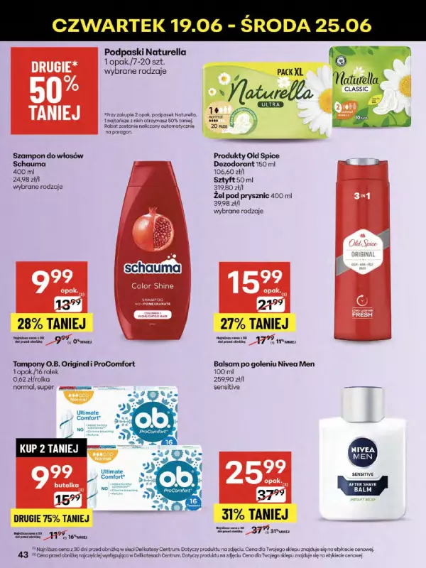 Delikatesy Centrum - gazetka promocyjna Gazetka od czwartku 19.06 do środy 25.06 - strona 43