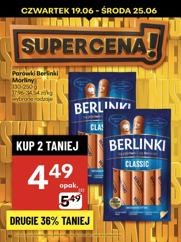 Delikatesy Centrum - gazetka promocyjna Gazetka od czwartku 19.06 do środy 25.06 - strona 10